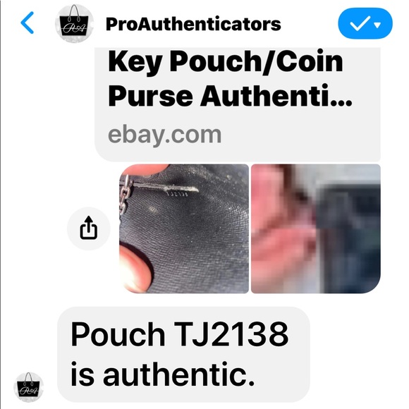 AUTH LOUIS VUITTON Damier Graphite Key CLES Pouch - Picture 7 of 8